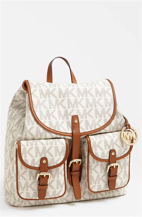 michael kors white backpack|michael kors outlets.